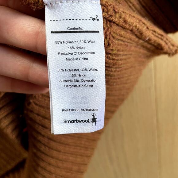 Smartwool Cozy Lodge Cardigan - Women's Size Small - Acorn - Picture 3 of 4